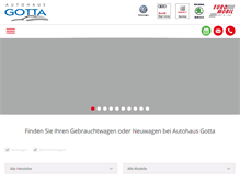 Tablet Screenshot of gotta-automobile.de